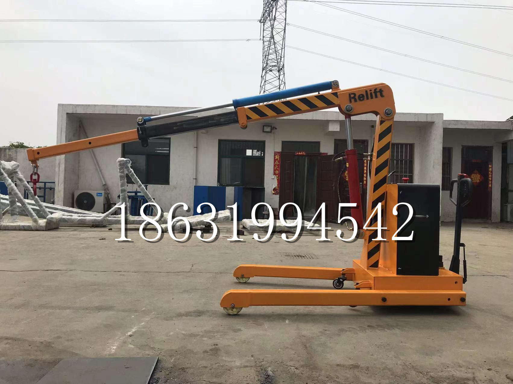 浮山县久征定做3吨三轮随车吊 农用园林绿化移树吊 平板工程用小吊机