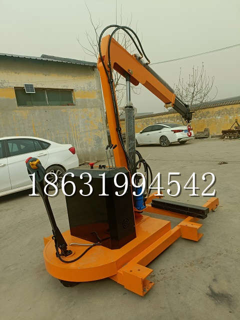 浮山县自卸车厢随车吊 自制轮式四不像起重机 四驱平板吊 5吨 贵盛